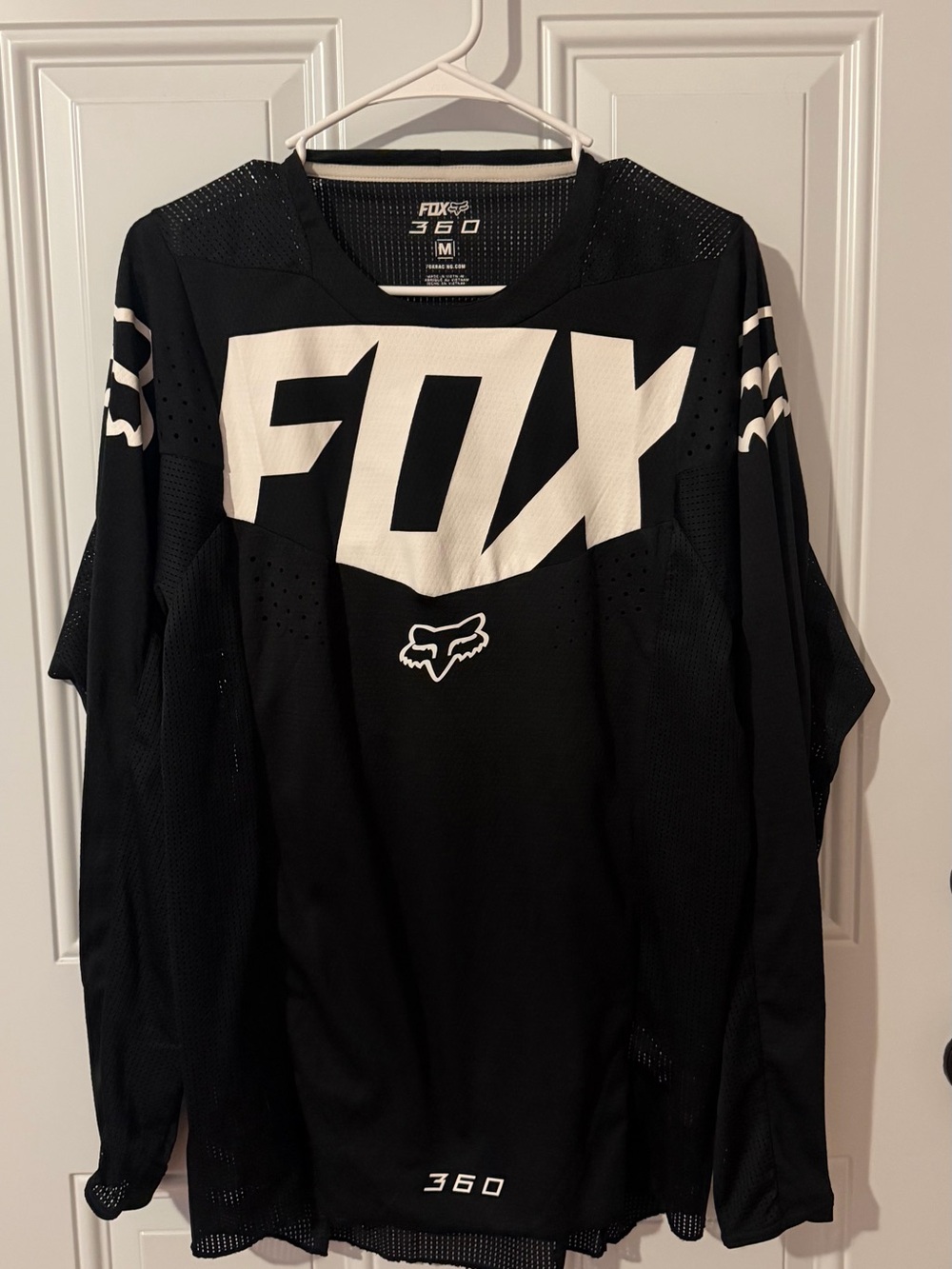 Fox 360 Men’s Black Jersey with White Logo